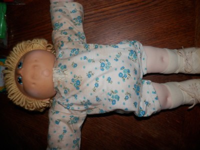 Cabbage Patch Kids Doll Blonde For Repair, Has Wear, 16 in. High