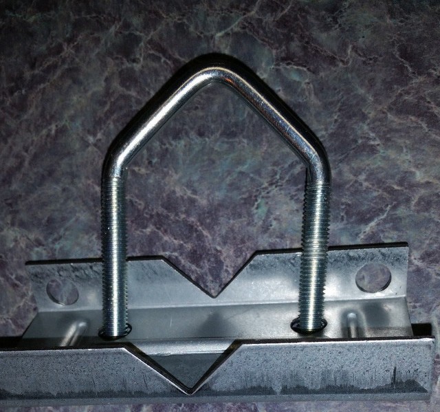 Set of (4) VBolts Square Tubing clamp 8mm x 93.37mm x with nuts and