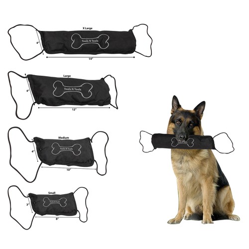 Black- Dog Bite Training Tug Stick Puppy Biting Pet Playing Toy Chew Interactive - Picture 6 of 6