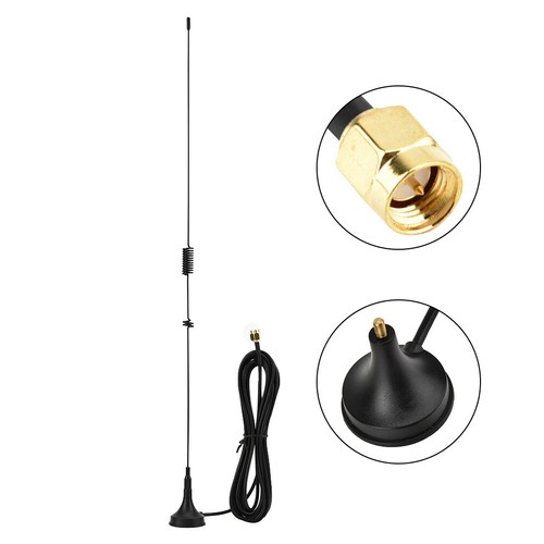 Ut 106UV SMA Male UHF+VHF Dual Frequency Magnetic Car Radio Antenna - Afbeelding 4 van 7