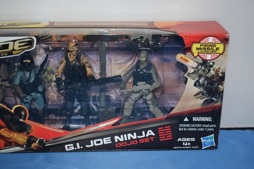 GI JOE Retaliation Ninja Dojo Action Figure Set Hasbro 56357 NEW ~ O2#9 - Picture 3 of 7