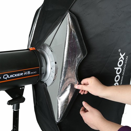 Godox 35x160cm 35*160cm Bowens Mount Softbox F Studio Strobe Head Monolight - Picture 3 of 6