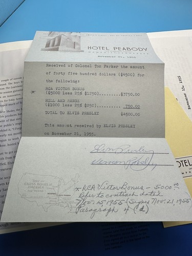 The Elvis Treasures Robert Gordon Rare Book /CD Removable Letters, Photos, Docs - Imagen 14 de 24