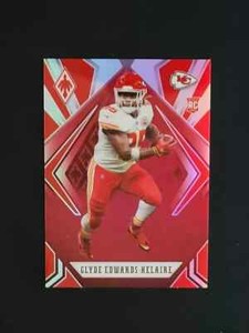 Clyde Edwards-Helaire RC 2020 Phoenix Football #121 RED Parallel 226/299