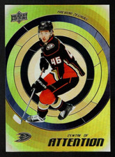 Trevor Zegras 2022-23 Upper Deck #CA-4 Centre Of Attention SP Anaheim Ducks