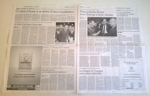 LE FIGARO N°18 461 du 15/12/2003 - Saddam capturé /Hand: Bleues Championne Monde - Picture 4 of 11