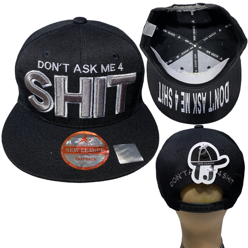 SOLD OUT DON'T ASK ME 4 SH*T Hip Hop Snapback Adjustable Baseball Cap Hat LOT - Picture 9 of 17