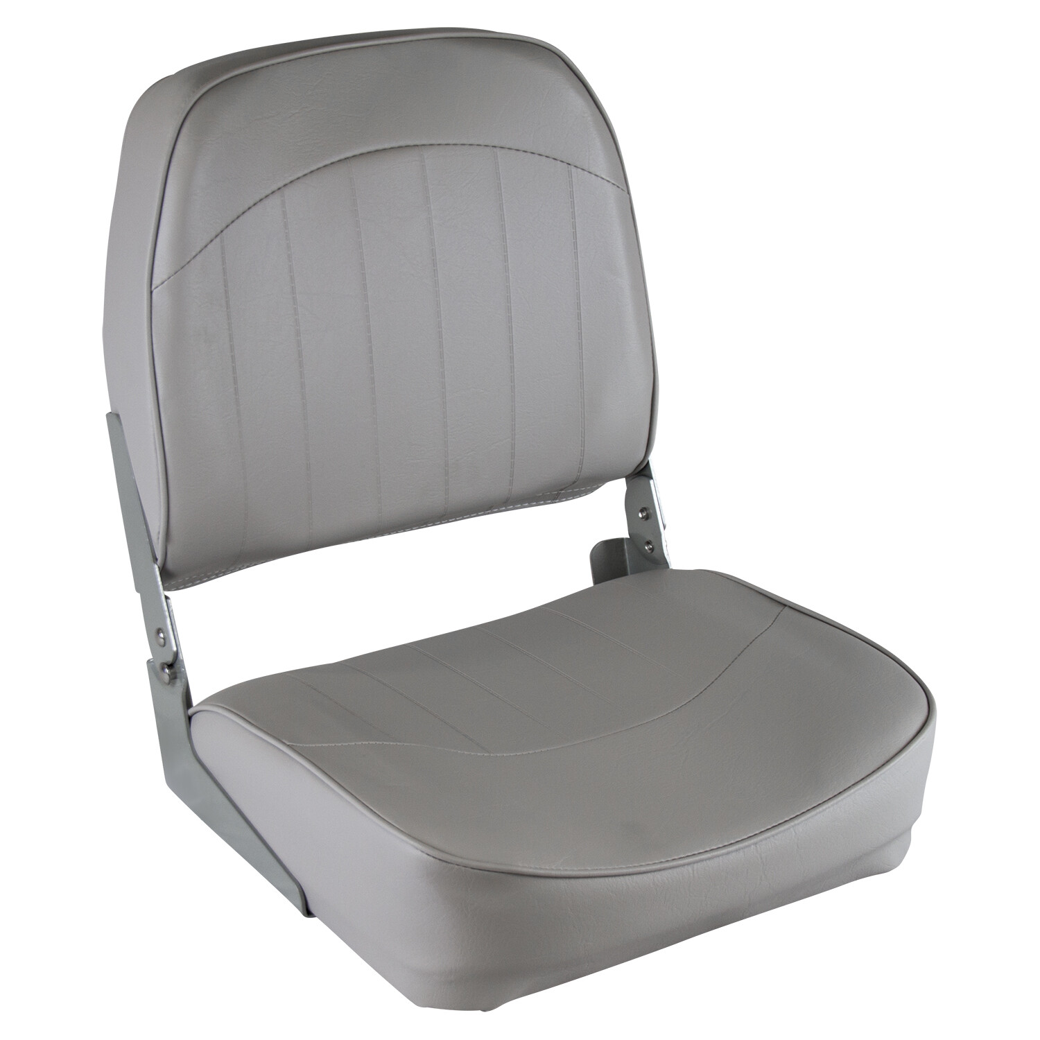 Boat Seat Folding Low Back Fishing Cushion Marine 2-Tone High-Impact Aluminum Tanie krajowe