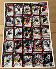 2014-15 Niagara IceDogs SIGNED UNCUT Team Set Sheet OHL Carter Verhaeghe AUTO