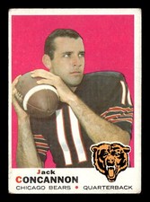 Jack Concannon 1969 Topps #186 Chicago Bears GD-VG
