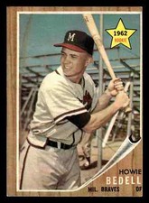 1962 Topps Howie Bedell #76 - Milwaukee Braves