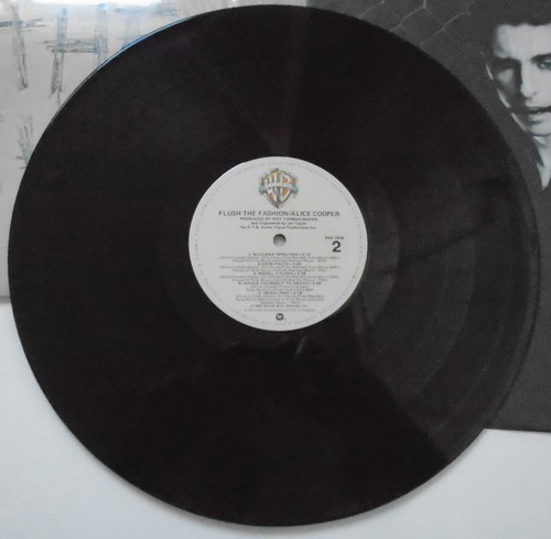 Alice Cooper Flush the Fashion 1980 LP Record NM / NM BSK 3436  **Variant - Picture 3 of 7