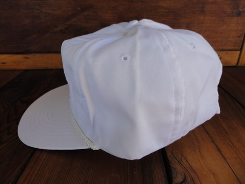 Vintage Tahoe Horizon Snapback Hat White Nylon Rope Cap Lake Mountain Scene Kore - Picture 6 of 15