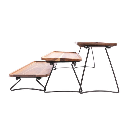 Cake Stands, 3-Tier Dessert Rack, Tiered Cheese Charcuterie Board - Picture 9 of 20