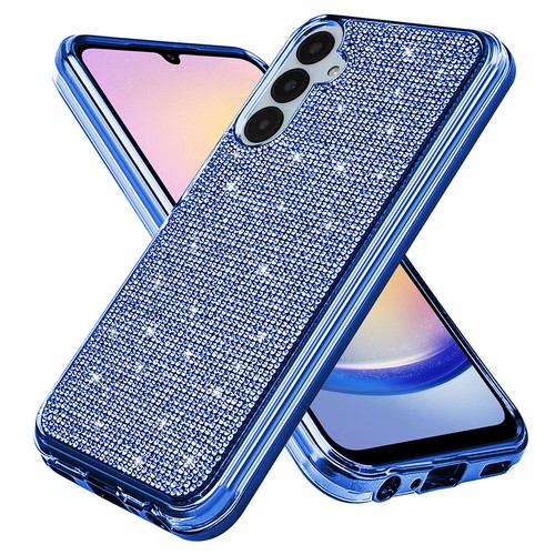 For Samsung Galaxy A15 A25 5G - Full 3D Bling Rhinestone Crystal Cover Case - Picture 7 of 36