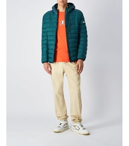 CHAMPION PIUMINO UOMO art. 220340 - VERDE e NERO - Bild 10 von 10