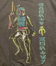 WALT DISNEY WORLD STAR WARS BOOK OF BOBA FETT CREWNECK SWEATSHIRT LG / XL