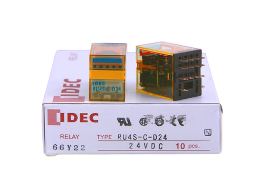 10 piezas/caja NUEVO PARA IDEC RU4S-C-D24 relé intermedio - Imagen 1 de 10