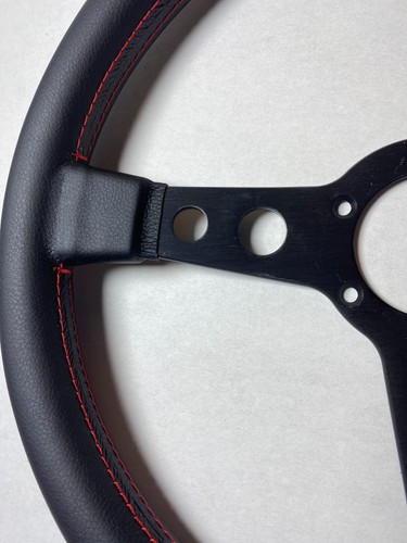 MOMO prototipo 350mm 14' Genuine Leather Thickened Spoke Sport Steering Wheel - Bild 9 von 24
