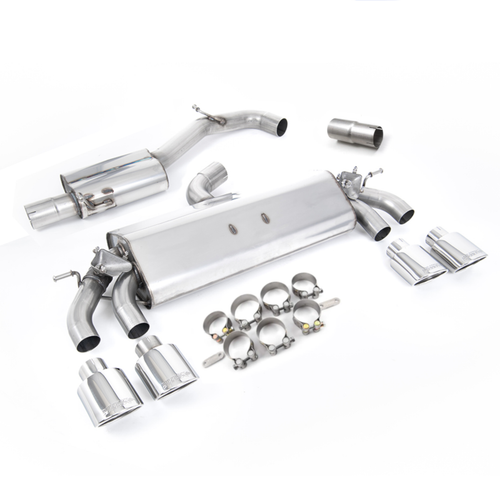 Milltek VW Golf R Mk7.5 Cat Back Exhaust Resonated EC Approved SSXVW421 - Picture 2 of 2