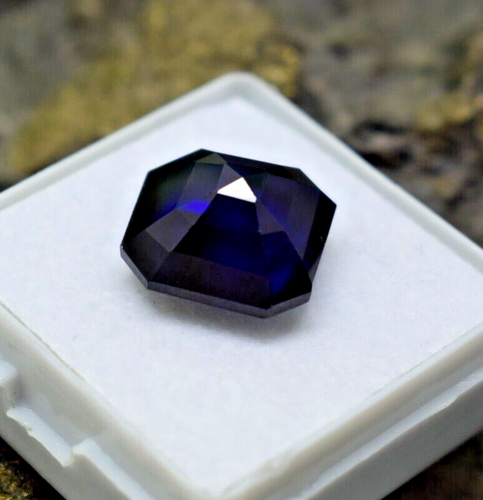 Pietra preziosa sfusa certificata AAA Quality Radiant Shape Royal Blue Sapphi... - Foto 9 di 9