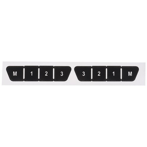 6Sheets Vinyl Dash Button Repair Kit for Mercedes Benz 2007-2014 - Picture 11 of 14