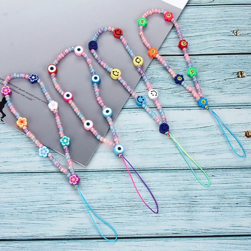 2 Pcs -Slip Wrist Rope Neck Lanyard Evil Eye Beaded - Zdjęcie 8 z 12