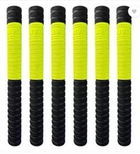 Cricket Bat Grip With Wooden Gripper Cone Pack of 6 Black