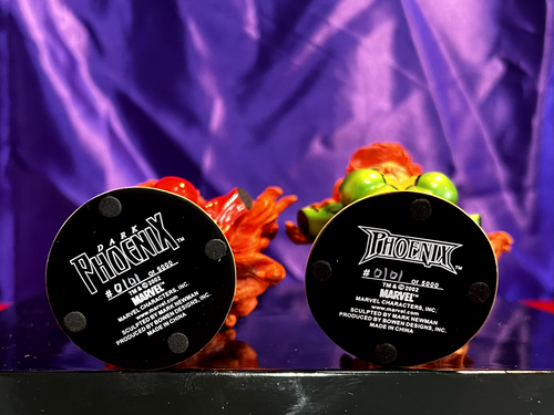 Bowen Designs Phoenix Mini Bust Set #101/5000 Twin-Pack Set X-Men AP Marvel - Picture 5 of 9