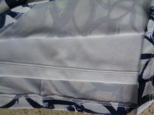 Kleid/Etuikleid Gr. 40 blau-weiß von Alba Moda - Bild 4 von 18