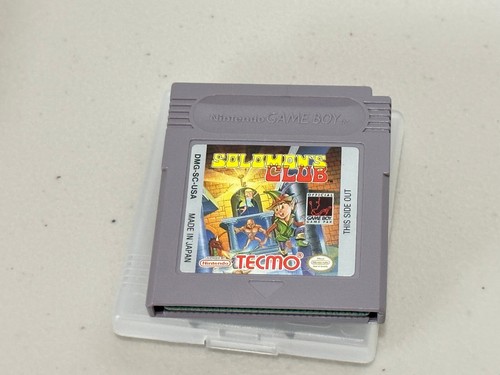 Solomon's Club (Nintendo Game Boy) Complete Authentic - Picture 5 of 24