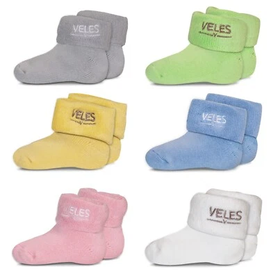 Baby Socken 6er Pack • Anti-Rutsch ABS • Baumwolle•1-3 Jahre•Unisex Kinder Warm