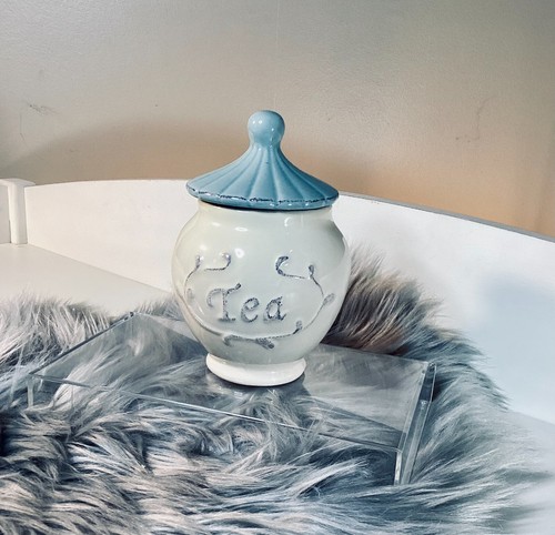 RARE Le Prairie Distressed Stoneware Canister Set by Creative Co-Op - Picture 4 of 10