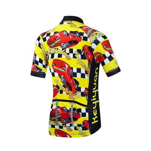 Camiseta deportiva de ciclismo para niños manga corta para niños bicicleta bicicleta top camisa reflectante S-XXXL - Imagen 21 de 37