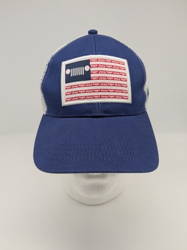 Baseballmütze Kappe Jeep Stars and Stripes Patch blau & weiß Snapback Trucker - Bild 1 von 6