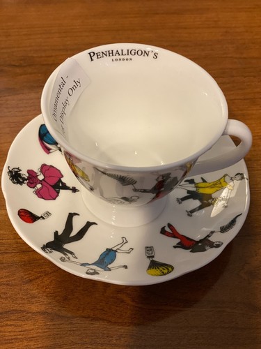 Penhaligon's London Limited Edition Porcelain Tea Cup and Saucer-Rare-NIB - Picture 2 of 10