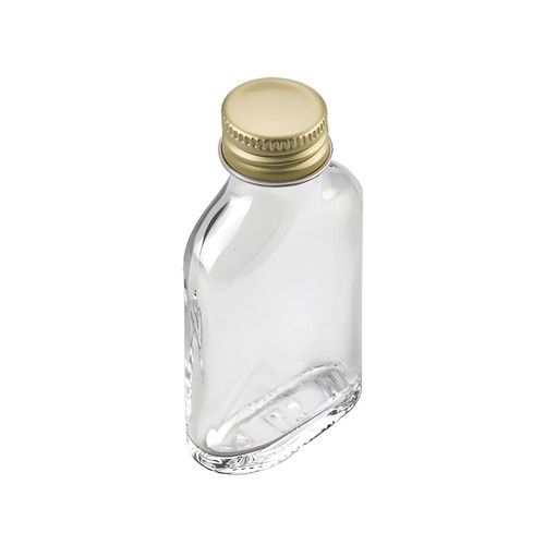25 Glasflaschen 20 ml Mini-Flaschen zum befüllen  Taschenflasche Flachmann SVG - Bild 3 von 6