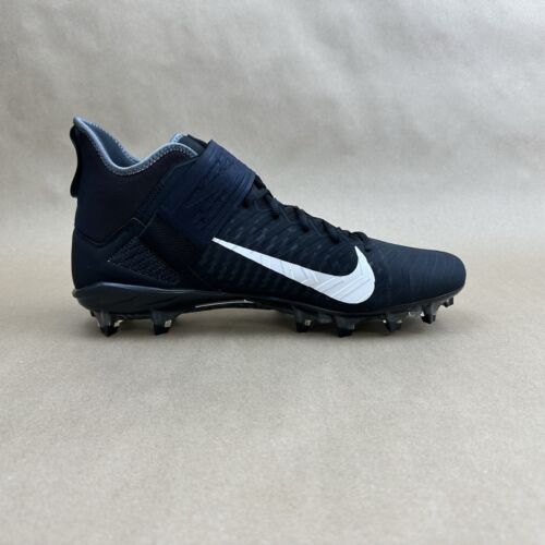 Nike Alpha Menace Pro 2 Mid Fußballschuhe - Schwarz/Weiß - Herren Größe 15 - Neu - Bild 7 von 10
