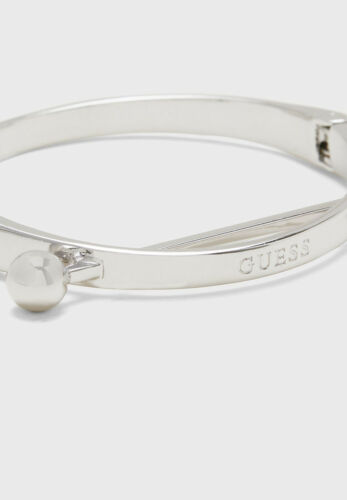 GUESS UBB85094-L Donna Bracciale Armilla Acciaio Inox Argento Bangle Nuovo - Foto 2 di 3