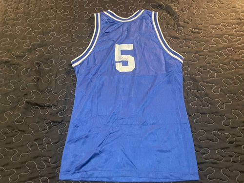 Vtg 90s Champion Kentucky Wildcats #5 Jersey Mens sz 40 Signed Autographed READ - Picture 10 of 11
