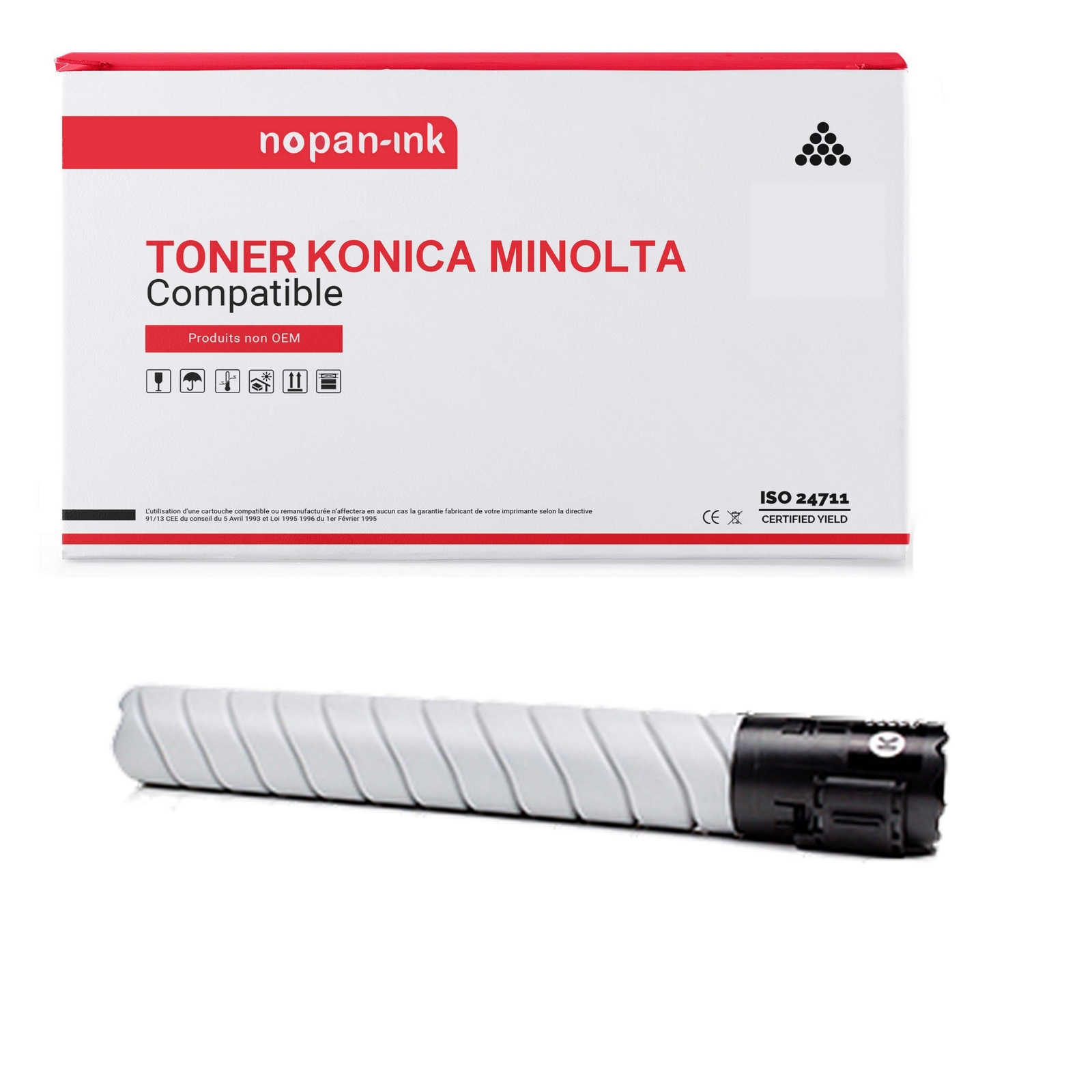 Toner noir TN324 compatible avec Konica Minolta Bizhub C258 C308 A8DA150
