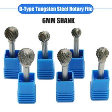 6mm Tungsten Carbide Rotary Point Burr Die Grinder Carving Engraving Tool