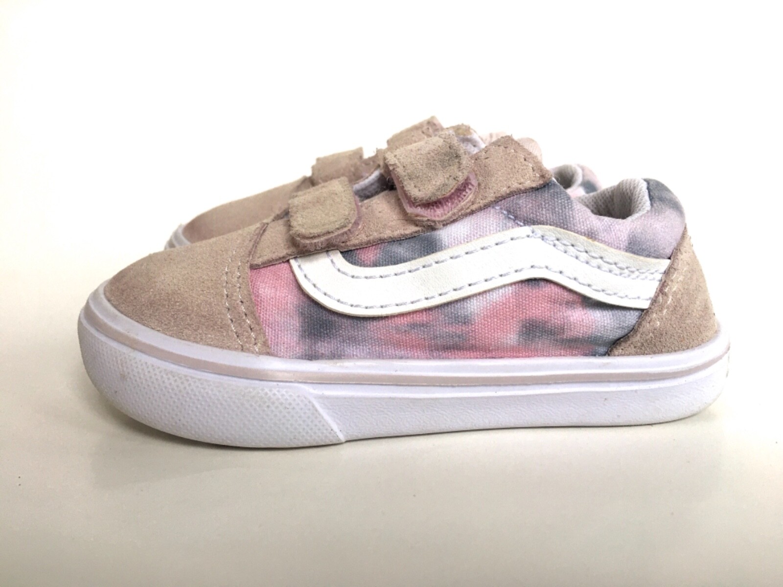 GIRLS VANS COMFY CUSH SNEAKERS BABY GIRLS SIZE 6.5 PINK OLD SKOOL VANS SHOES - Picture 6 of 13