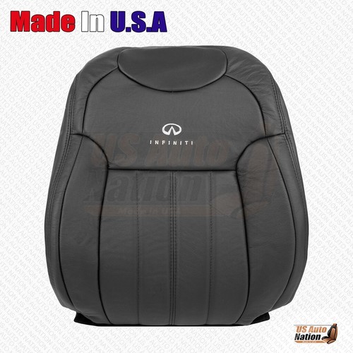 2015 2016 2017 For Infiniti FX35 FX37 FX50 Driver Bottom/Top Leather Cover Black - Imagen 3 de 6