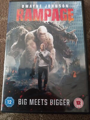 RAMPAGE DVD DWAYNE JOHNSON | eBay