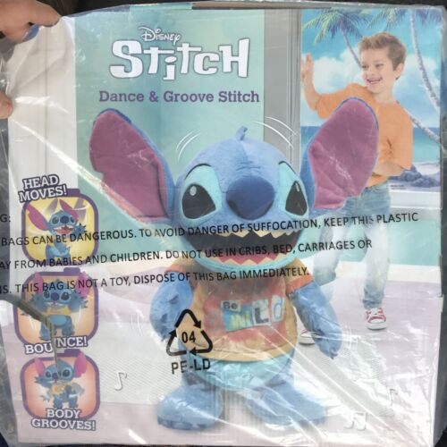 Disney Lilo and Stitch Dance & Groove Plush by Just Play Dance with Me NEW! - Picture 2 of 5