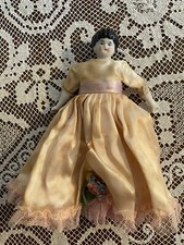 1890 Black Haired Perfect China Head Doll With Original Body 8 1/2