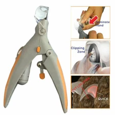 Pet Care Pet Nail Clippers Trimmer with LED Light 5X Magnification for Dogs Cats