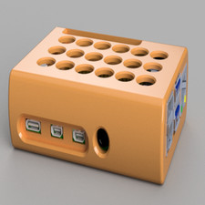 3D Printed Raspberry Pi 4 Case by STIG 