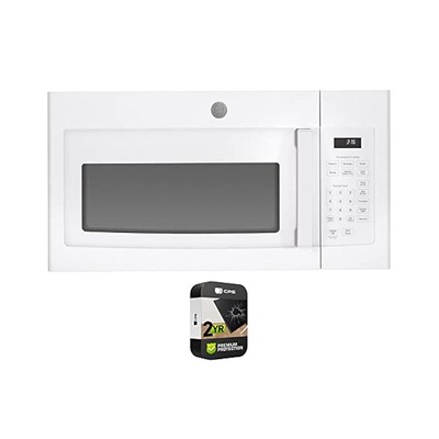 White 1.6 Cu. Ft. Microwave Oven, Enhanced Warranty & Simple Operation